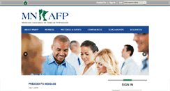 Desktop Screenshot of mnafp.org