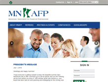 Tablet Screenshot of mnafp.org